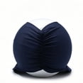 thumbnail image 4 of HONHUZH Summer Hats Womens Twisted Ruched Open Top Sun Visor Hat Ponytail Hole Summer Sports Cap, 4 of 4