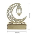 thumbnail image 4 of LED Light Decor Home Office Desktop LED Lamp Ornament Festival Wooden Table Decoration  JM01874, 4 of 10