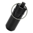 thumbnail image 4 of Botella de medicina de aleación de aluminio para exteriores, portátil, impermeable, a prueba de humedad, color negro, 4 of 14