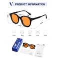 thumbnail image 5 of Gafas de Sol Retro Redondas VANLINKER VL9829 46 mm UV400 Naranja, 5 of 5
