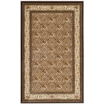 SAFAVIEH Paradise Jonette Geometric Floral Area Rug, Dark Brown, 2'7" x 4'