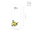 thumbnail image 5 of Koyal Wholesale Rustic Sunflower Printable Wedding Paper Menu Cards for DIY Printer, Pack of 52, 5 of 5