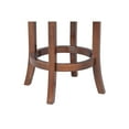 thumbnail image 5 of Boraam Cordova Counter Height Backless Swivel Wood Kitchen Counter Stool, Cappuccino Finish, 5 of 7