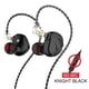 thumbnail image 1 of 6-iron Circle Ear Phone Auriculares internos de metal mezclado Auriculares deportivos para teléfonos deportivos Negro Normal Inevent EL5023-02B, 1 of 7