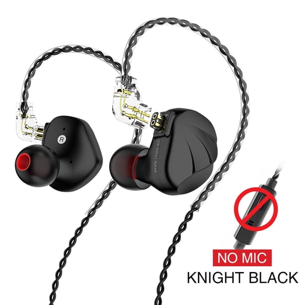 6-iron Circle Ear Phone Auriculares internos de metal mezclado Auriculares deportivos para teléfonos deportivos Negro Normal Inevent EL5023-02B