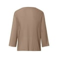 thumbnail image 5 of Cardigans for Women Trendy Tie Front Bolero for Summer Dress Sheer Wraps Tops Shawls 3/4 Sleeve Sun Protection Casual Shrugs for Women Khaki S, 5 of 5
