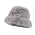 thumbnail image 3 of GUOOL Chapeau de Pêcheur pour Femmes Confortable et Chaud pour Randonnée en Plein Air Temps Froid Gris, 3 of 9