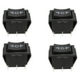 thumbnail image 1 of Paquete de 4 Interruptores Basculantes Momentáneos de 6 Pines DPDT 250V / 10A 125V / 15A, Doble, Doble Tiro, para Coche, Motocicleta, Barco U Otr Sunnimix Interruptor basculante de la ventana DPDT, 1 of 8