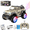 Yellow, variant on HNH 1:16 Scale Remote Control Car for Girls, Pink Rc Truck with LED Light and Spray, 2.4GHz Kids RC Monster Truck Toy for Kids Gift