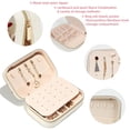 thumbnail image 3 of Valentine's Day Velvet Portable Earring Holder with Removable Compartment - Gift-Worthy Jewelry Stand and Travel Organizer with Necklace Holder, 3 of 7