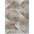thumbnail image 2 of Addison Rugs Chantille Indoor/Outdoor Transitional Patchwork Taupe Machine Washable Rectangle Rug, 3' x 5', 2 of 8