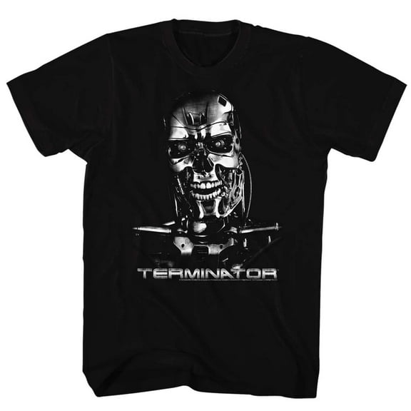 Terminator Movies Chrome Adult Short Sleeve T Shirt