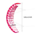 thumbnail image 4 of 1.4m Colorful Double Flying Line Wing Kite Stunt Power Kite Soft Giant Flying Kite Sports, 4 of 8