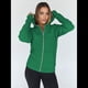 thumbnail image 4 of Sudaderas con Capucha y Cremallera para Mujer, Chaquetas de Forro , Sudaderas de Gran Tamaño, Conjuntos de Moda de Otoño, Suéteres, Ropa de Invierno. Verde L, 4 of 9