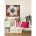 thumbnail image 5 of Marmont Hill "Crackle Soccer Ball" by Reesa Qualia Painting Print on Wrapped Canvas, 5 of 5