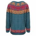 thumbnail image 4 of Isle Sweater Top Basic Sweater Tops Trendy Work Outfits Merino Wool Seamless Sweater Graphic Tops Loose Pullover Cropped Sweater Boho Pattern Pullover Cable Knit Vintage Sweater Navy XS, 4 of 5