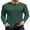 Green, variant on COOFANDY Long Sleeve Shirts for Men Thermal Underwear Fitted Sweater Lightweight Sweatshirt Crewneck Base Layers T-Shirts