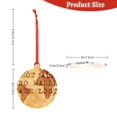 thumbnail image 3 of Hirioo Not All Those Who Wander Are Lost2 for Acrylic Christmas Pendant Hanging Christmas Tree Ornaments, Car, Home, Office Gift Decor-Round Shape, 3 of 7