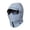 Blue, variant on Windproof Full Cover Winter Hat with Glasses for Men & Women Thermal Thick Acrylic for Outdoor Activities