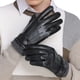 thumbnail image 1 of Guardurnaity Guantes de cuero para hombre Pantalla de ciclismo A prueba de golpes Senderismo Guante de conducción A prueba de viento Transpirable Mantener el guantes y mitones Negro tres lineas Guardurnaity AP013370-05, 1 of 6