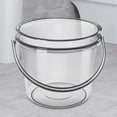 Water Bucket with Lid Water Storage Bucket Transparent Bathing Household Bucket Water Pail for ...