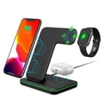 thumbnail image 1 of Cargador inalámbrico 4 en 1, soporte de carga para iPhone y Apple Watch, base de carga rápida para Apple Watch Series 1/2/3/4/5, Airpods, Iphone 11/11 Pro/11, 1 of 5