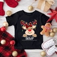 thumbnail image 4 of Camisa con estampado de ciervos para niño y niña favorita de Papá Noel, atuendo de fiesta navideña para niños y niñas, ropa de vacaciones de invierno para niños, camiseta de manga raglán Chold, 4 of 5
