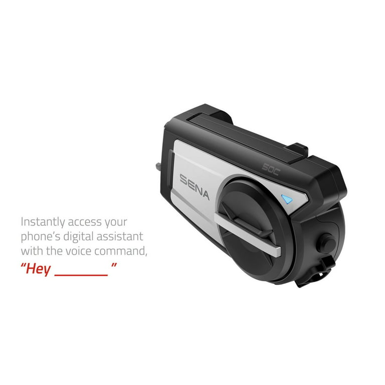 Sena 50C Bluetooth/Mesh 4K Camera Helmet Communication System Harman Kardon  50C-01 