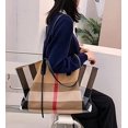 thumbnail image 5 of Bolsos de lona para mujer, bolso espacioso de gran capacidad a la moda, bolso de hombro para mujer, bolso de mano a la moda con asa superior JAMW Sencillez, 5 of 5