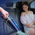 thumbnail image 5 of Aspiradora de coche con gran potencia de succión para uso doméstico, pequeña, de mano, dedicada al coche, carga inalámbrica, 5 of 5
