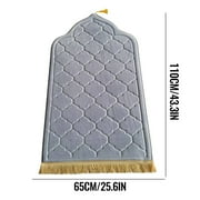 YOLOKE Festive Prayer Mat - Soft and Thick Kneeling Mat with Embossed Design, Suitable for Home, Office, and Worship