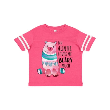 

Inktastic My Auntie Loves Me Beary Much with Cute Bear Gift Toddler Boy or Toddler Girl T-Shirt