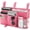 Pink, variant on Bunk Bed Bedside Organizer Bag, Bedside Caddy Hanging Bed Organizer Storage Bag 8 Pockets, for College Dorm Rooms Bed, Hospital Bed, Baby Bed Rails, 600D Oxford Cloth