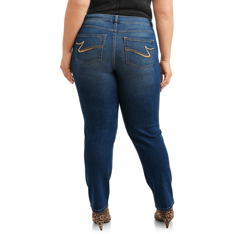 Just My Size Women's Plus Size 5 Pocket Stretch Jeans