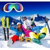 AGPTEK Kids Junior Professional Snowboarding Snow Ski Goggles Windproof Anti Fog White