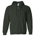 thumbnail image 3 of Gildan Heavy Blend  Adult Full Zip Hooded Sweatshirt Top, 3 of 5