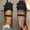 Black-A, variant on Women’s Square Toe Lace Mesh Flats, Adjustable Strap Slip‑On Ballet Flat Shoes, Retro Casual Comfortable Flats
