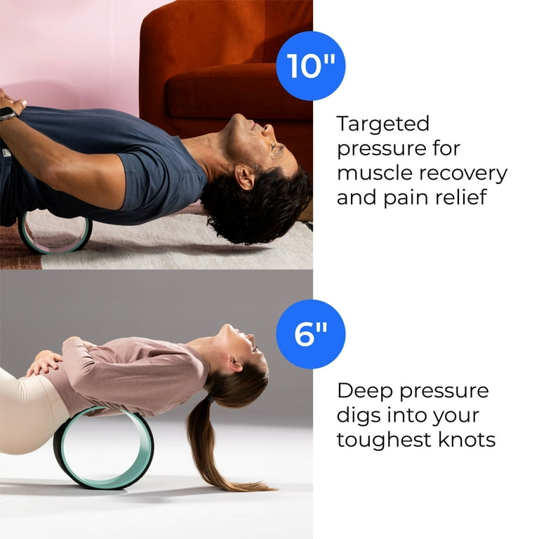専用バッグ付き chirp wheel+ ストレッチホイール 姿勢矯正器具付き Chirp Massage Wheel Set for Back and Muscle Relief, 2-Pack