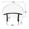 thumbnail image 3 of Clear Windshield For 2000-2017 Harley-Davidson Slim, 3 of 13