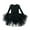 Black, variant on YUELONGHU Girls Fashion Dresses Girl Dresses Size 8/9 Children's Tutu Dress for Performance and Long Sleeve Personality Sleeveless Dress for Girls Xs-90