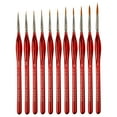 thumbnail image 1 of yuksok Micro Fine Detail Paint Brushes Set for Acrylic Aquarelle 11 Brushes Set 11 Brushes Set Red, 1 of 8