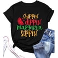thumbnail image 2 of 100% Cotton Unisex Cinco De Mayo Margarita T-Shirt Women Margarita Summer Casual Shirts Mexican Party Short Sleeve Tee Top, 2 of 5