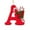 A, variant on Red Initials Christmas Ornaments for Tree 2D Acrylic Personalized Gnomes Decorative Monogram Pendants 26 Letters Christmas Hanging Decorations for DIY Crafts Xmas Home Decor, Letter P