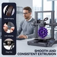 thumbnail image 4 of Epelay PETG 3D Printer Filament, Purple & White & Clear & Red, 4 × 1kg Spools, 1.75mm, Compatible with Most FDM Printers, 4 of 8