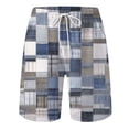 thumbnail image 5 of Gibobby Mens Shorts Men's Casual Stretch Cargo Shorts Classic Drawstring Elastic Waist Summer Work Short with Multi Pockets(XXXL,Navy), 5 of 7