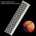 thumbnail image 3 of 5D Diamond Painting Mesh Grid Ruler Stainless Steel Net Drawing Embroidery Art Tool, Round, 3 of 7