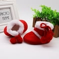 thumbnail image 3 of URMAGIC Baby Girls Plush Ball Cotton Booties First Walkers Outdoor Snow Shoes Toddler Warm Boots, 3 of 5