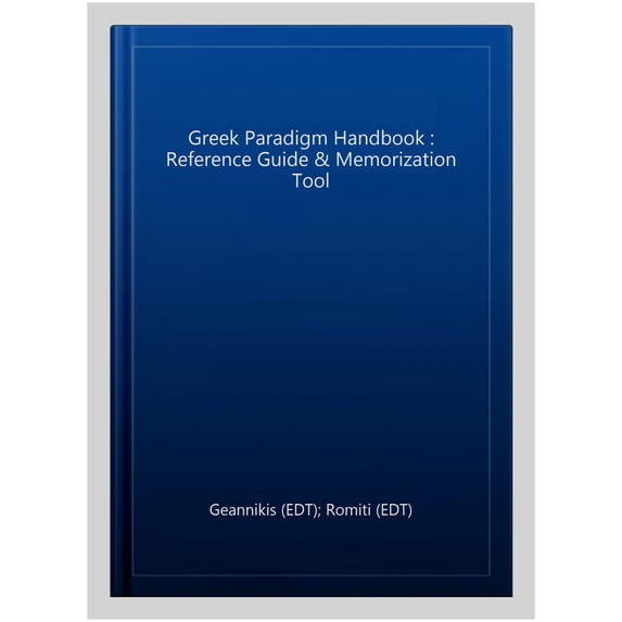 Pre-Owned Greek Paradigm Handbook Paperback