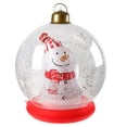 thumbnail image 3 of Bola inflable gigante transparente de Navidad de 56 cm con luces, adornos navideños, globo inflable de PVC para Navidad, decoración navideña, 3 of 5