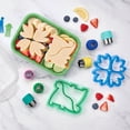 thumbnail image 5 of Cook with Color 20-Piece Kids Plastic Bento Box Lunch Container Set with Sandwich Cutters, Dino, 5 of 5